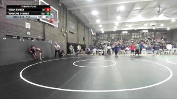 113 lbs Cons. Round 2 - Sean Smiley, Tulare Western vs Enrique Cortes, Mendota