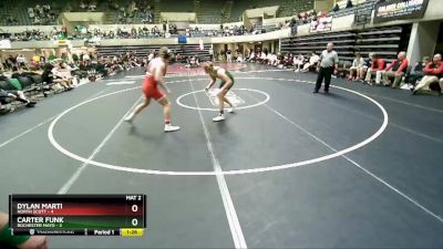 160 lbs Finals (8 Team) - Carter Funk, Rochester Mayo vs Dylan Marti, North Scott