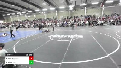 83 lbs 3rd Place - Braxten Serrano, Stout Wr Acd vs Keyton Elam, Athlos Wrestling