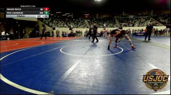 80 lbs Final - Isaiah Baca, Juggernaut Wrestling Club vs Pax Laughlin, Seneca Youth Wrestling Club