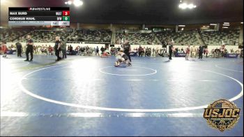 112 lbs 3rd Place - Max Burd, Weatherford Youth Wrestling vs Cordeus Wahl, Bristow Elementary Wrestling Club
