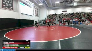 105 lbs Quarterfinal - Madison Henderson, Columbine vs Jaydin Cuevas, Prairie View