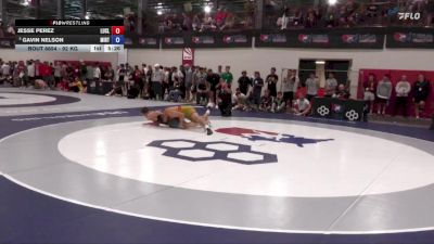 92 kg Semis - Jesse Perez, Life U Club Lucha Wrestling vs Gavin Nelson, Minnesota - RTC