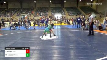 79 lbs Quarterfinal - Jacob Walker, Unattached vs Miranda Lencrerot, The Glasgow Wrestling Academy