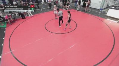 115 lbs Semifinal - Alani Sanchez, Chaparral High School vs Laura Mendez Gomez, Arete Wrestling Academy