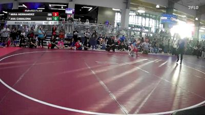 110 lbs Semifinal - Mira Hernandez, ONE Wrestling Academy vs Ava Cabalona, Takedown City Wrestling Club