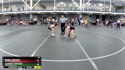 96 lbs Round 1 (8 Team) - Brady Genard, Mat Assassins Black vs Garrett Hayleck, AACO Allstars