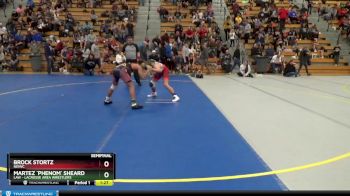 115 lbs Semifinal - Martez `Phenom` Sheard, LAW - Lacrosse Area Wrestlers vs Brock Stortz, NEIWC