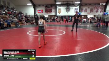 Semifinal - Finley Lohmeyer, CHAMPIONS WRESTLING vs Owen Olps, Camp Point Youth Wrestling