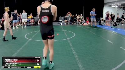 110 lbs Round 6 (8 Team) - Cole Schwartz, Grit Mat Club vs Adrien Trinh, Kraken Elite