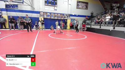 67 lbs Consi Of 4 - Billie Scott, Proving Grounds Wrestling vs Maddox Henderson, Standfast