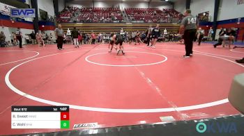 106 lbs Quarterfinal - Bentley Sweet, Henryetta Knights Wrestling Club vs Cordeus Wahl, Bristow Youth Wrestling