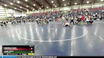 205 lbs 1st Place Match - Leimana Fager, Charger Wrestling Club vs Lione Hola, Unattached