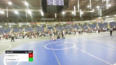 101 lbs Semifinal - Oakleigh Watson, Wrecking Crew vs Nevaeh Almaguer, Victory WC