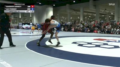 61 lbs Quarters - Nahshon Garrett, Lehigh Valley Wrestling RTC/ Titan Mercury Wrestling Club (TMWC) vs Jax Forrest, Cowboy RTC/Titan Mercury Wrestling Club (TMWC)