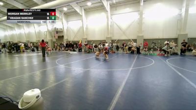 50 lbs Semifinal - Morgan Merkley, Uintah Wrestling vs Keagan Sanchez, Sanderson Wrestling Academy