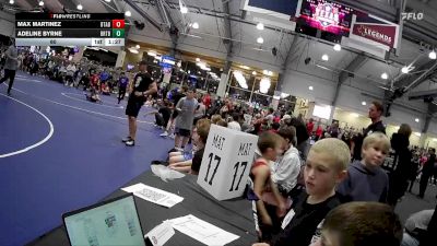 60 lbs Finals (2 Team) - Adeline Byrne, Baton Rouge Training Center - (B) vs Max Martinez, Best Trained X All American - Blue