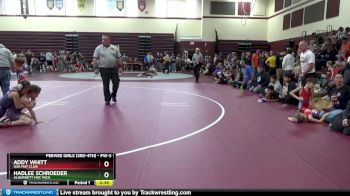 PW-3 lbs Round 1 - Addy Whitt, USA Mat Club vs Hadlee Schroeder, Alburnett Mat Pack