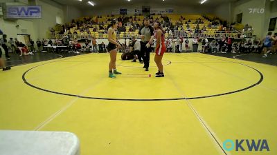 117 lbs Quarterfinal - Blacey Reece, Grove vs Kiara Warren, Jay