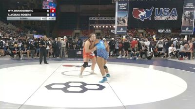 235 lbs Semis - Mya Brandenburg, Michigan vs Alyciana Rogers, Texas