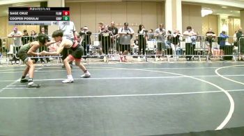 88 lbs Consi Of 4 - Sage Cruz, Flow Academy HI vs Cooper Posiulai, Grapplers HI