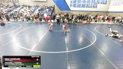 100 lbs Cons. Round 1 - Reed Stoddard, Logan Grizz vs Maxwell Martin, Salt Lake Wrestling Academy