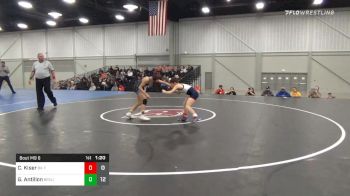 90 lbs Prelims - Christopher Kiser, OK Takedown vs Gilbert Antillon, Black Fox Elite