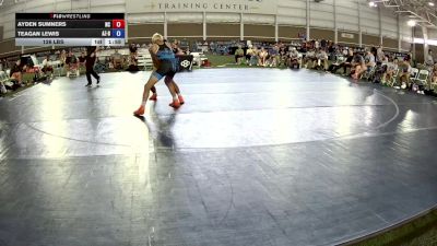 132 lbs Ayden Sumners, North Carolina vs Teagan Lewis, Arizona Blue