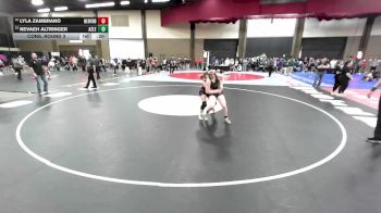 140 lbs Cons. Round 3 - Lyla Zambrano, Hereford vs Nevaeh Altringer, Azle
