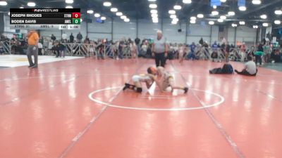76 lbs Round 1 - 9:00am Saturday - Joseph Rhodes, Terps Xtreme vs Boden Davis, America Elite