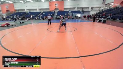 133 lbs Quarterfinal - Rocco Futia, Cortland State vs Isaias Torres, Ithaca