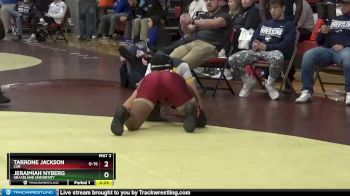 157 lbs Cons. Semi - Jeraimiah Nyberg, Graceland University vs Tarrone Jackson, Coe