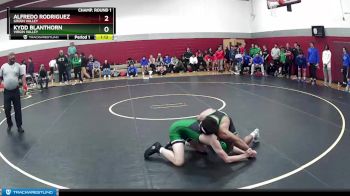 132 lbs Champ. Round 1 - Kydd Blanthorn, Virgin Valley vs Alfredo Rodriguez, Green Valley