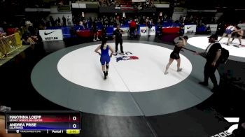 62 lbs Round 1 - Makynna Loepp, Legacy Wrestling Center vs Andrea Prise, California