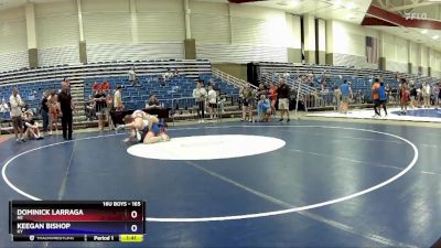 165 lbs Cons. Round 2 - Dominick Larraga, NE vs Keegan Bishop, KY