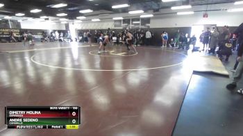 150 lbs Champ. Round 2 - Dimetry Molina, Esperanza vs Andre Sedeno, Camarillo