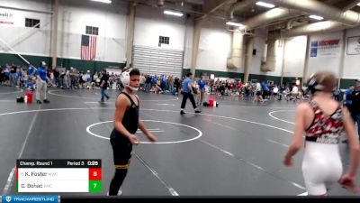 95-103 lbs Champ. Round 1 - Chase Jenny, Columbus Wrestling Organizatio vs Jeremiah Gaines, Cozad Youth Wrestling Club