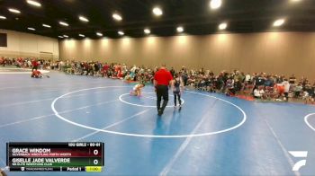 80-81 lbs Round 2 - Giselle Jade Valverde, NB Elite Wrestling Club vs Grace Windom, Silverback Wrestling Forth Worth