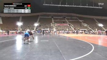 197 lbs Cons. Round 3 - Bailey Jones, Lindsey Wilson (Ky.) vs Tayon Wimberly, Unattached