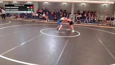 157 lbs Champ. Round 3 - Jesse Vanorden, Air Force vs Ryder Robinson, Western Wyoming College