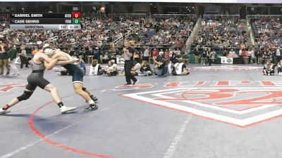 4A 144 lbs Semifinal - Cade Gehris, First Flight High School vs Gabriel Smith, Ashe County High School
