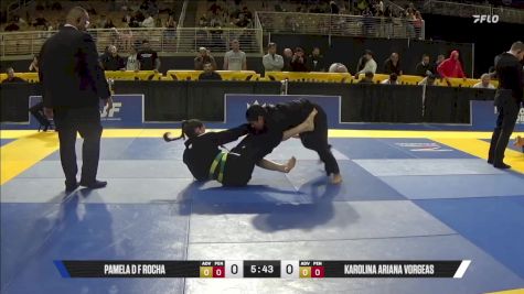 Karolina Ariana Vorgeas vs Pamela D F Rocha 2025 Pan Jiu Jitsu IBJJF Championship