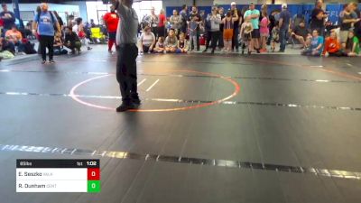 85 lbs Semifinal - Ellie Seszko, Valkyrie vs Ryan Dunham, Central Kentucky