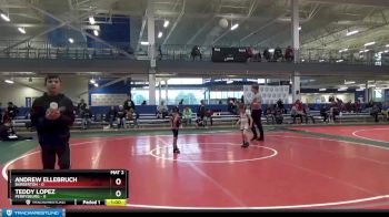 45 lbs Placement Matches (8 Team) - Andrew Ellebruch, Barberton vs Teddy Lopez, Perrysburg