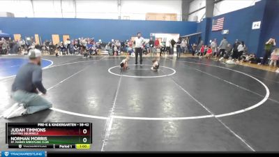 38-42 lbs Round 2 - Judah Timmons, Fighting Squirrels vs Norman Morris, St. Maries Wrestling Club