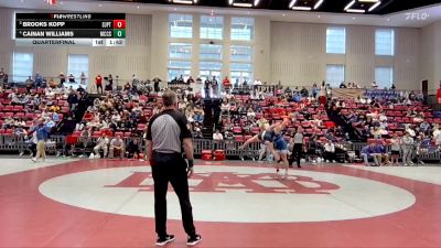 138 lbs Quarterfinal - Brooks Kopp, Pope Saint John Paul II Preparatory School vs Cainan Williams, McCallie School