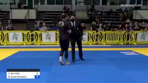 Elisabeth Ann Clay vs Bridget Grace Mceliece 2021 Pan IBJJF Jiu-Jitsu No-Gi Championship