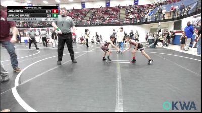 52 lbs Consi Of 16 #2 - Adan Reza, Watonga Youth Wrestling vs Avelino Juarez, Clinton Youth Wrestling