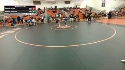 84 lbs 1st Place Match - Bodie Kistler, Sheridan Junior High School vs Paele Rapp, Powell Middle School