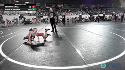 43 lbs Consi Of 16 #2 - Benjamin Kroll, Raw Wrestling Club vs Stetson Beavers, Moodys Wrestling Club